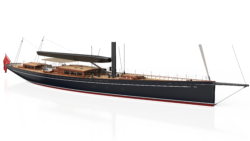 New 52.5 m Sloop rigged Saling Yacht Dykstra Naval Architect February 2026