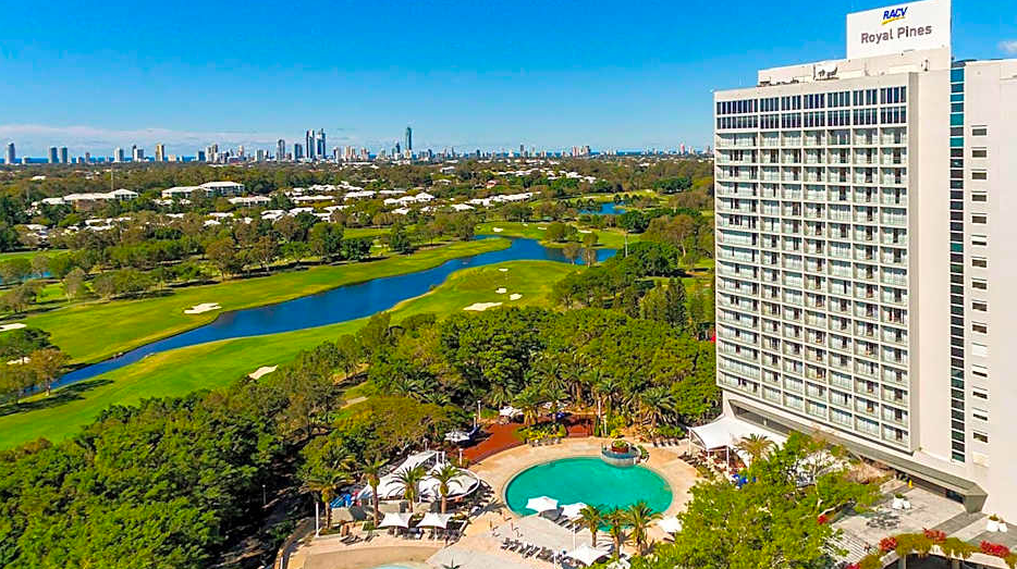view of area surrounding RACV Royal Pines Resort, Queensland’s Gold Coast, which will host Marina Industries Association 2026 conference