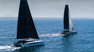 Two Cure Marine boats at sea