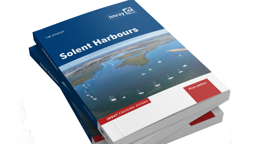 Imray Solent Harbour guide book stack